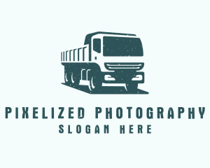 Mining Transport Truck  logo design