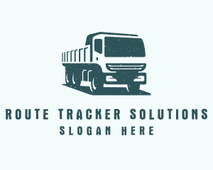 Mining Transport Truck  logo design