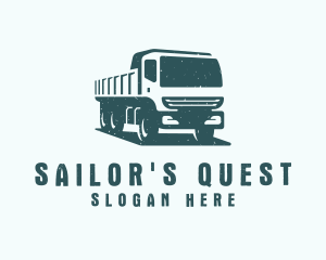 Mining Transport Truck  logo design