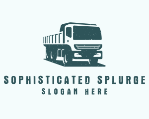 Mining Transport Truck  logo design