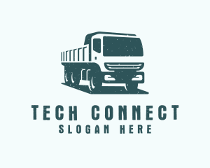 Mining Transport Truck  logo design
