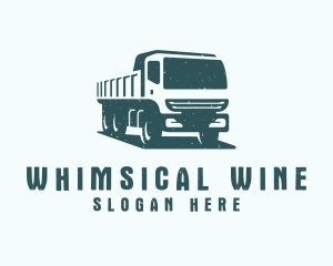 Mining Transport Truck  logo design