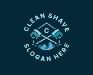 Power Washing Cleaning logo design