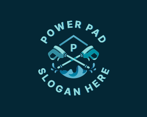 Power Washing Cleaning logo design