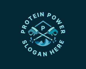 Power Washing Cleaning logo design