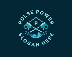 Power Washing Cleaning logo design