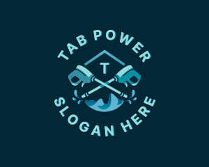 Power Washing Cleaning logo design