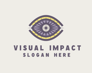 Star Eye Tarot logo design