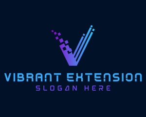 Cyber Pixel Application logo design