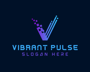 Cyber Pixel Application logo design