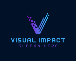 Cyber Pixel Application logo design