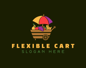 Fruit Vendor Wagon logo design