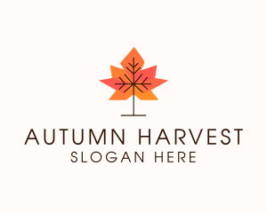 Garden Autumn Leaf logo