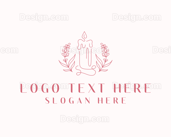 Flower Scented Candle Logo