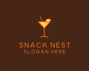 Fruit Cocktail Drink logo design