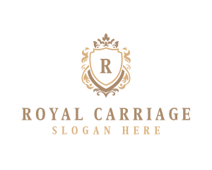 Regal Crown Shield logo design