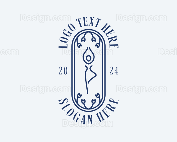 Yoga Wellness Holistic Logo