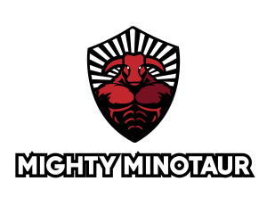 Minotaur Muscle  logo design