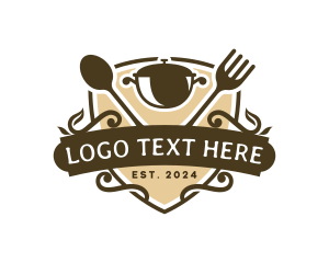 Cuisine - Kitchen Cuisine Pot logo design