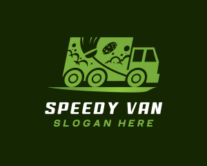 Cleaning Van Vehicle logo