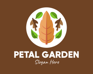 Nature Fall Leaves  logo design