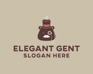 Gentleman Bear Cafe logo