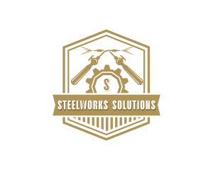 Welding Torch Metalworks logo design