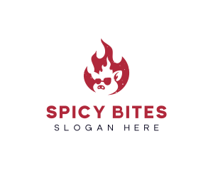 Pig Sunglasses BBQ Restaurant logo design