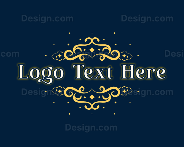 Decorative Ornament Clouds Logo