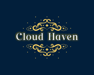 Decorative Ornament Clouds logo design