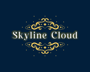 Decorative Ornament Clouds logo design