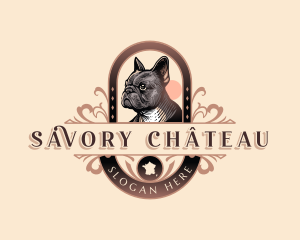 French Bulldog Pet logo design