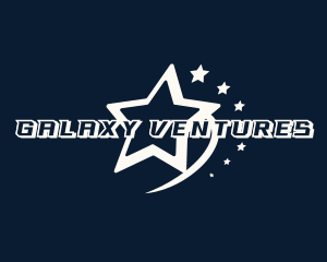 Galaxy Shooting Star logo design