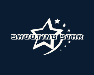 Galaxy Shooting Star logo design