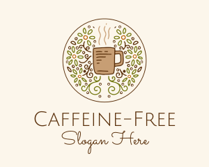 Organic Teahouse Drink  logo design