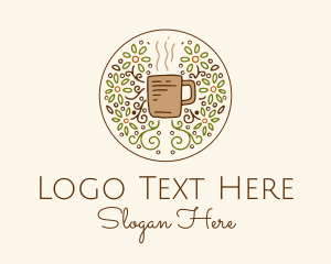 Coffee - Organic Teahouse Drink logo design