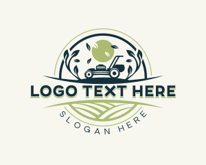 Landscaping Lawn Mower logo