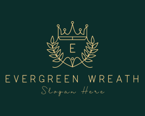 Royal Wreath Shield logo design