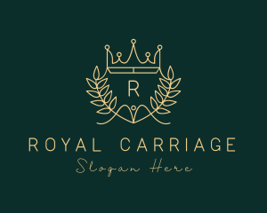 Royal Wreath Shield logo design