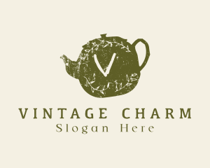 Rustic Teapot Wreath logo