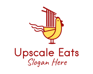 Chicken Noodle Restaurant logo design