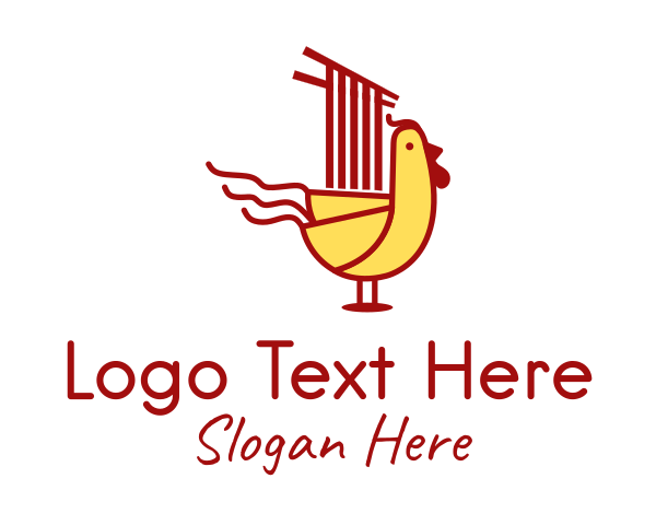 Hen logo example 2