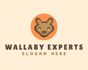 Wallaby Joey Kangaroo logo