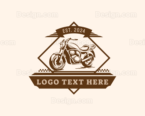 Motorcycle Rider Vehicle Logo