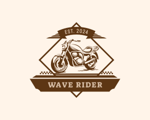 Motorcycle Rider Vehicle logo design