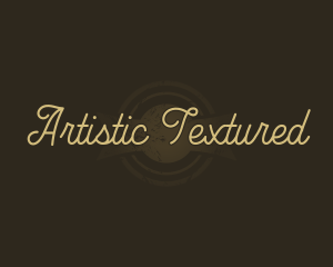 Retro Textured Grunge logo design