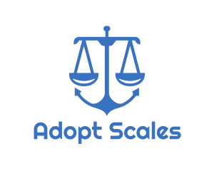 Anchor Law Scale logo design