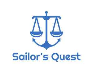 Anchor Law Scale logo design