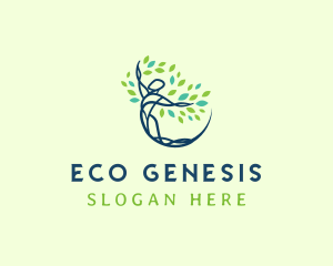 Eco Wellness Spa logo design