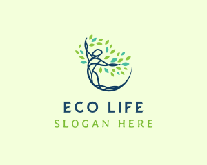 Eco Wellness Spa logo design